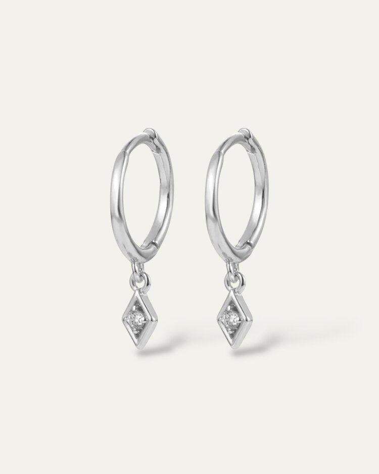 Charlotte Boutique & Bijoux BOUCLES D'OREILLES - ÉTINCELLE ARGENT