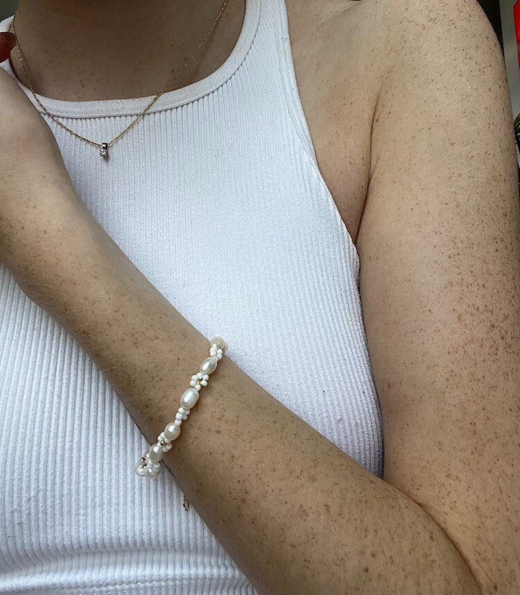 Charlotte Boutique & Bijoux BRACELET SAGESSE - BLANC