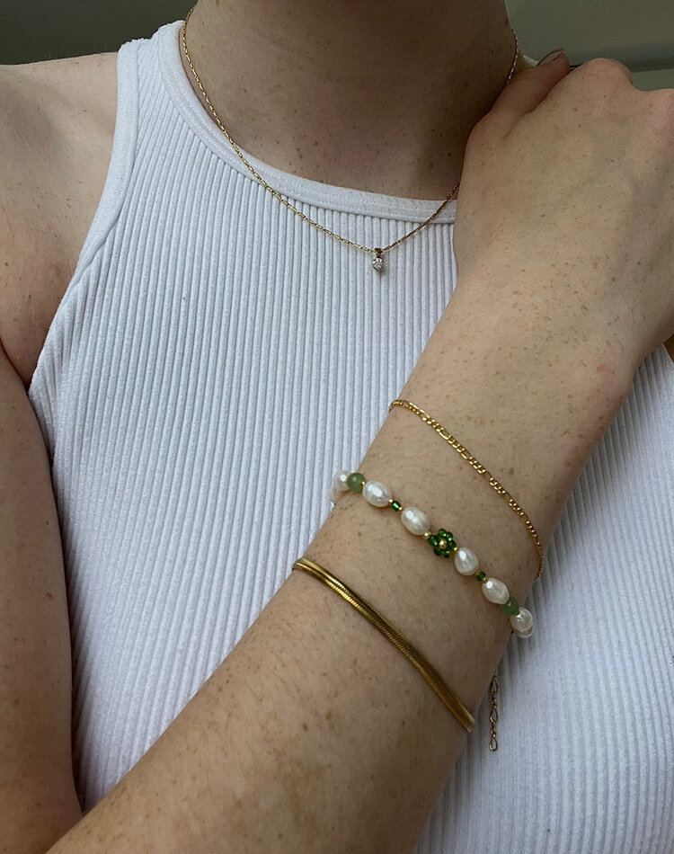 Charlotte Boutique & Bijoux BRACELET ÉQUILIBRE - VERT