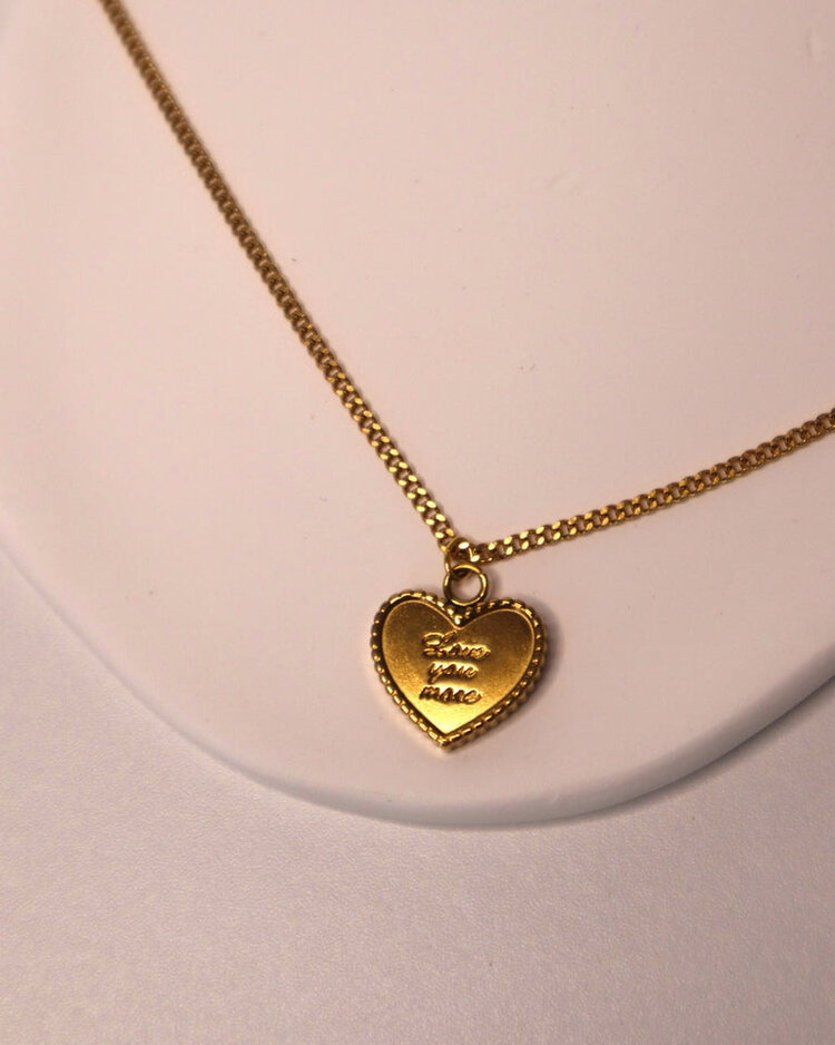 Charlotte Boutique & Bijoux COLLIER AMOUR - OR