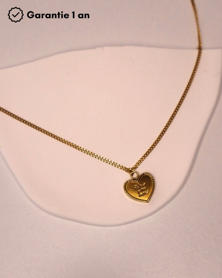 Charlotte Boutique & Bijoux COLLIER AMOUR - OR
