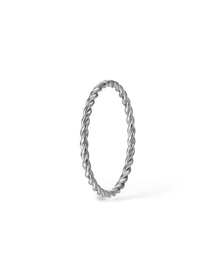 Charlotte Boutique & Bijoux BAGUE LA TORSADÉE - ARGENT