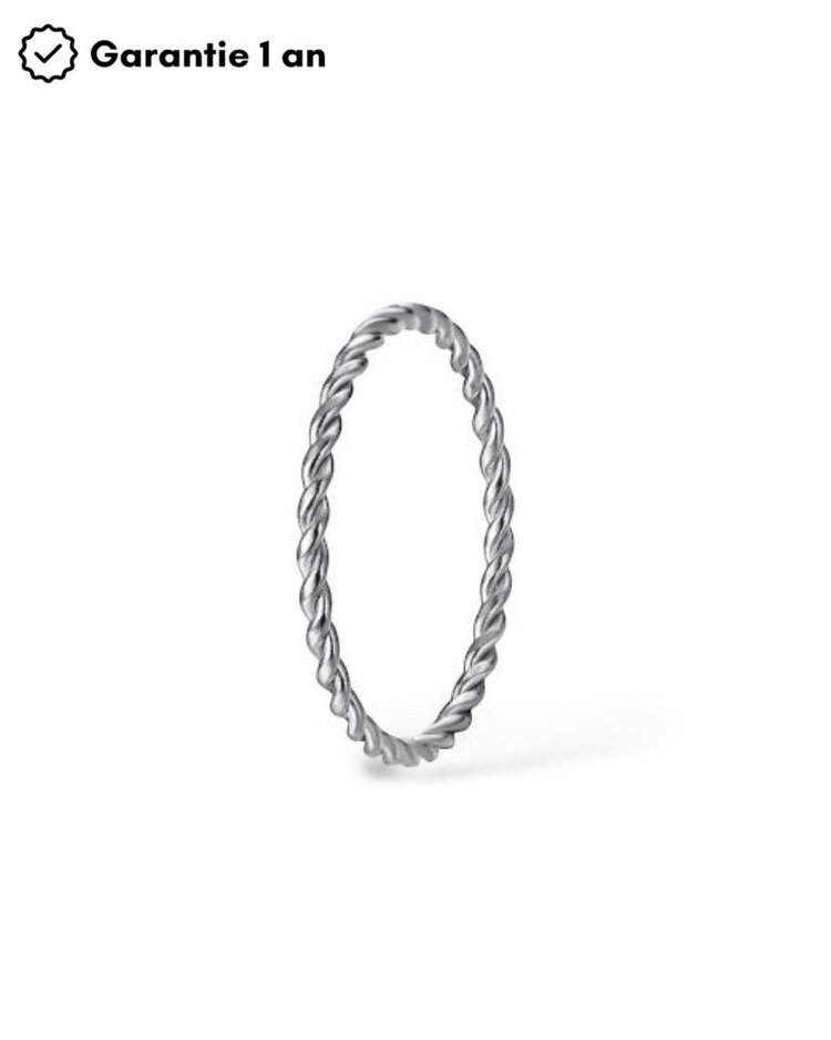 Charlotte Boutique & Bijoux BAGUE LA TORSADÉE - ARGENT
