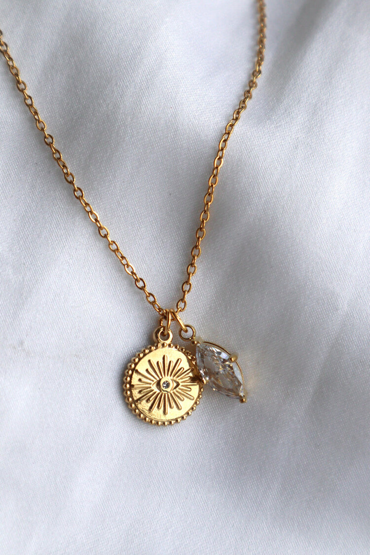 Charlotte Boutique & Bijoux COLLIER PROTECTION - OR