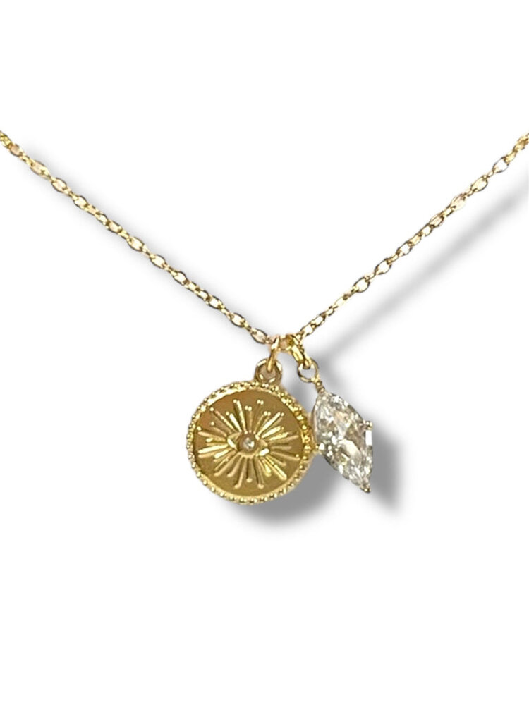 Charlotte Boutique & Bijoux COLLIER PROTECTION - OR