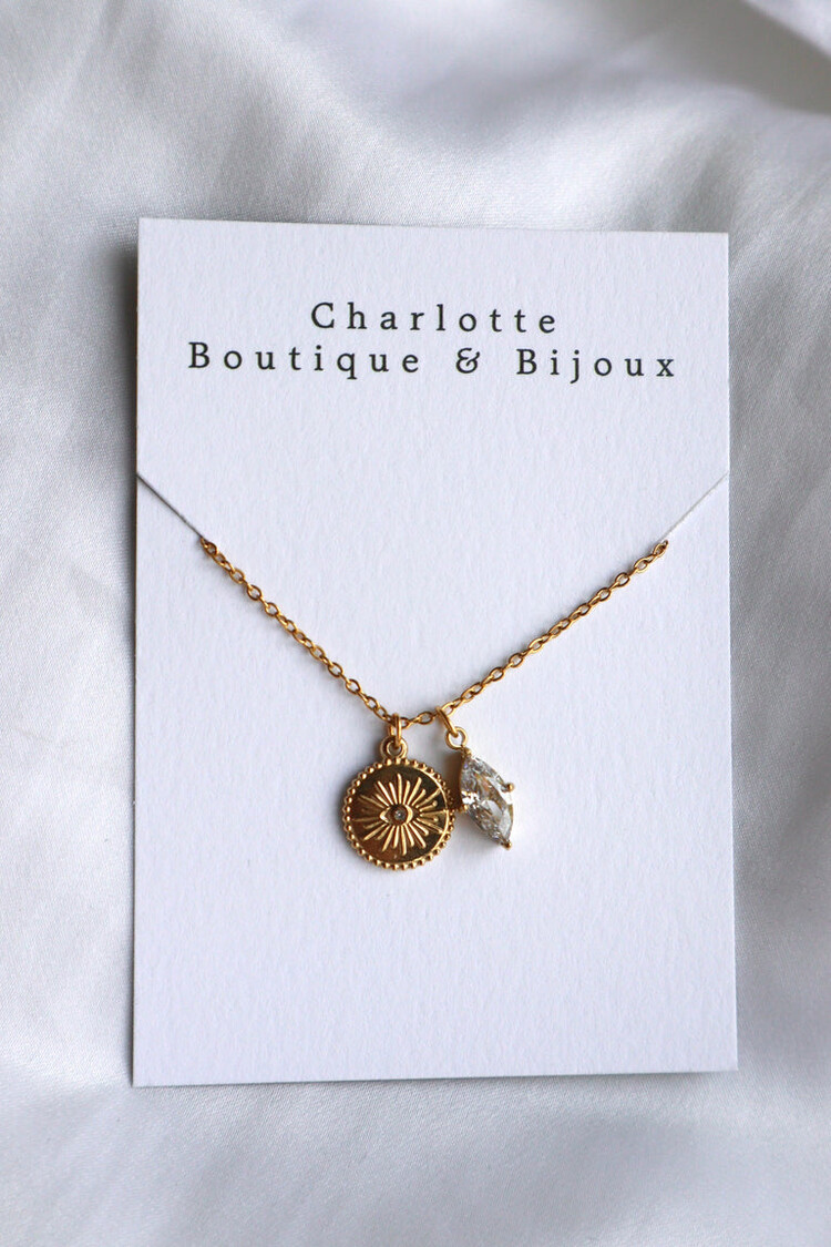 Charlotte Boutique & Bijoux COLLIER PROTECTION - OR
