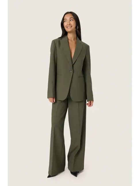 SOAKED IN LUXURY VESTON CORINNE - GRAPE LEAF