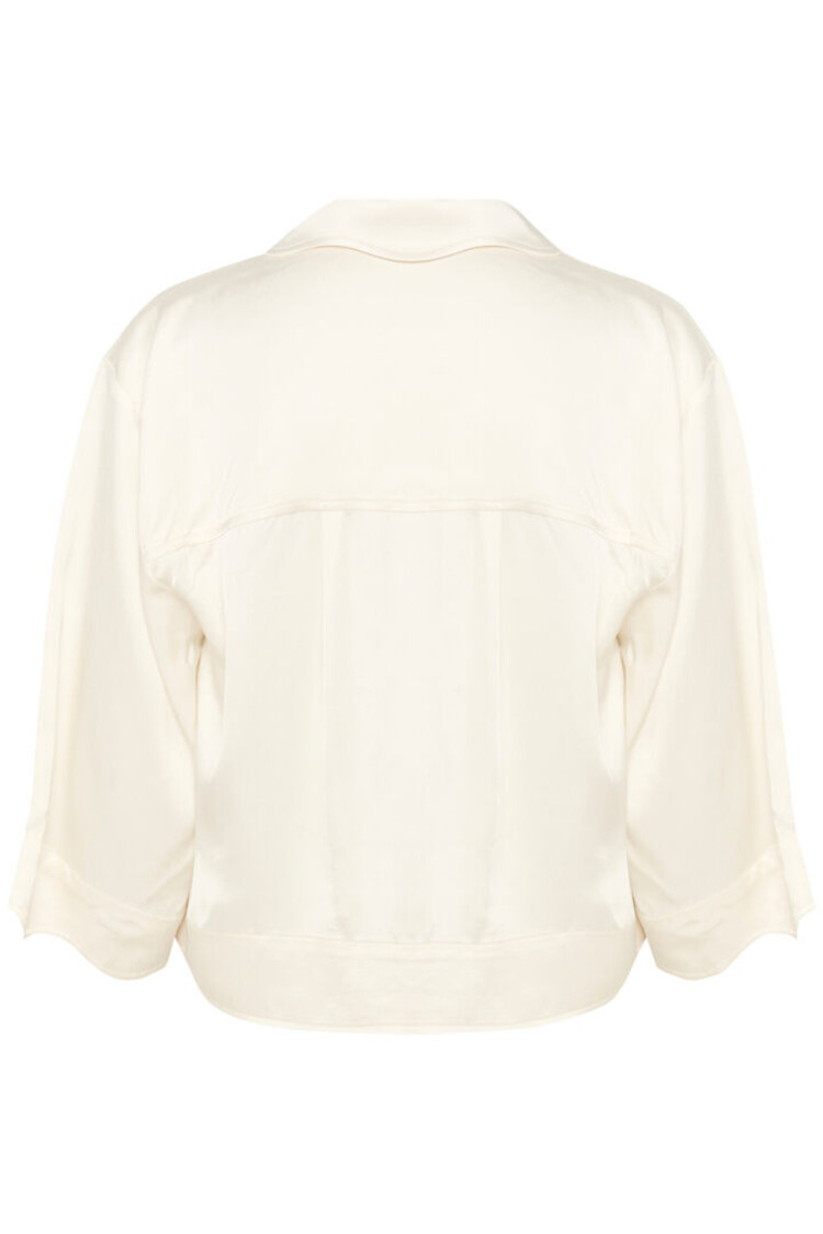 SOAKED IN LUXURY BLOUSE ELIA - WHISPER WHITE