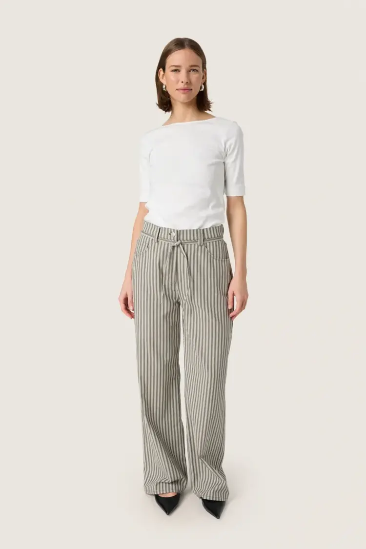 SOAKED IN LUXURY CHANDAIL COSETTA - BROKEN WHITE