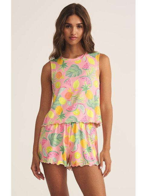Z SUPPLY CAMISOLE FRUIT SLOANE - PINK PEONY