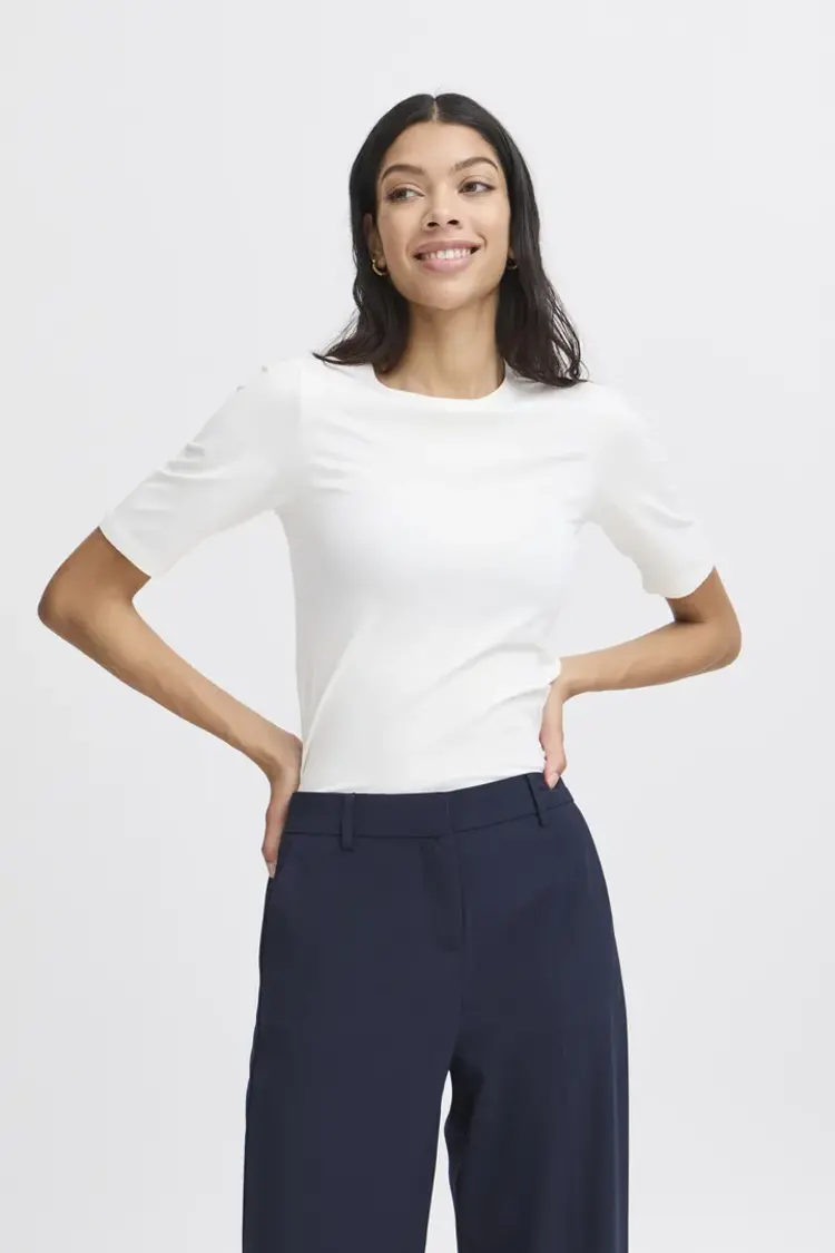 B.YOUNG T-SHIRT PAMILA - OFF WHITE