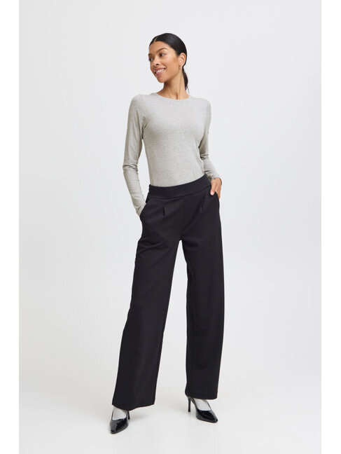 B.YOUNG CHANDAIL À MANCHES LONGUES PAMILA - GREY MELANGE