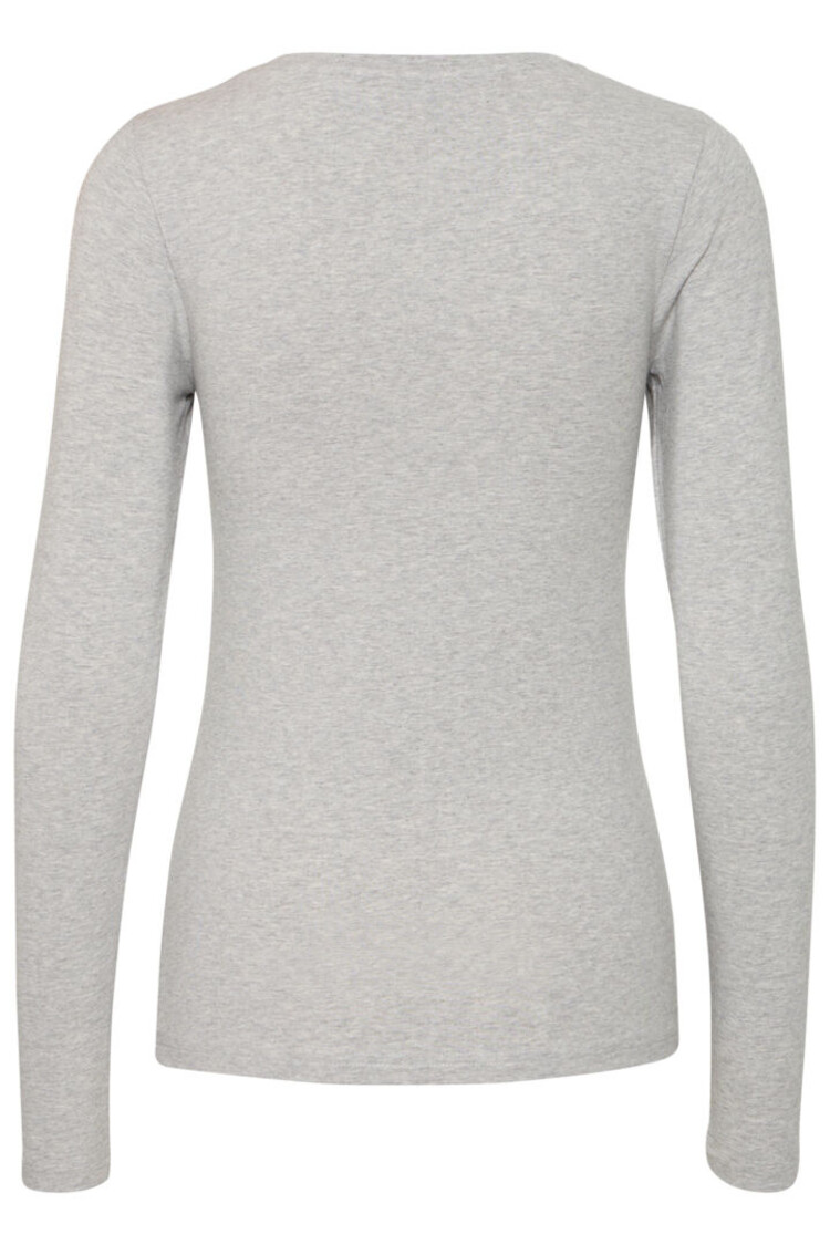 B.YOUNG CHANDAIL À MANCHES LONGUES PAMILA - GREY MELANGE