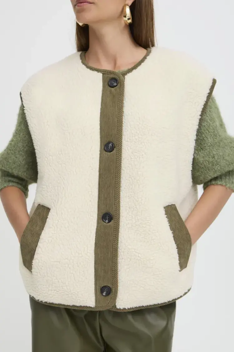 B.YOUNG VESTON WAISTCOAT - BIRCH MIX