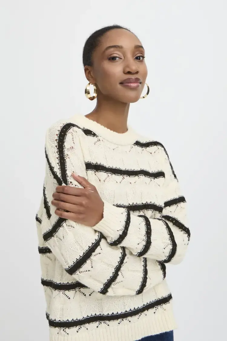 B.YOUNG TRICOT MABELLE - BIRCH MIX