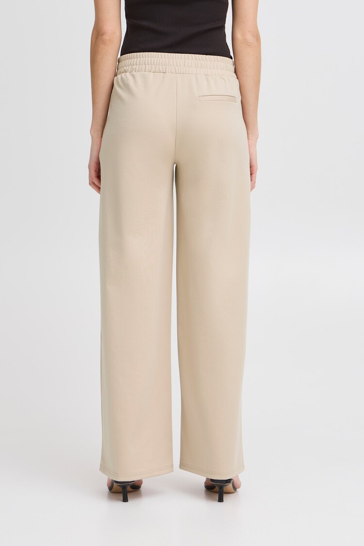 ICHI PANTALON KATE WIDE LONG - DOESKIN