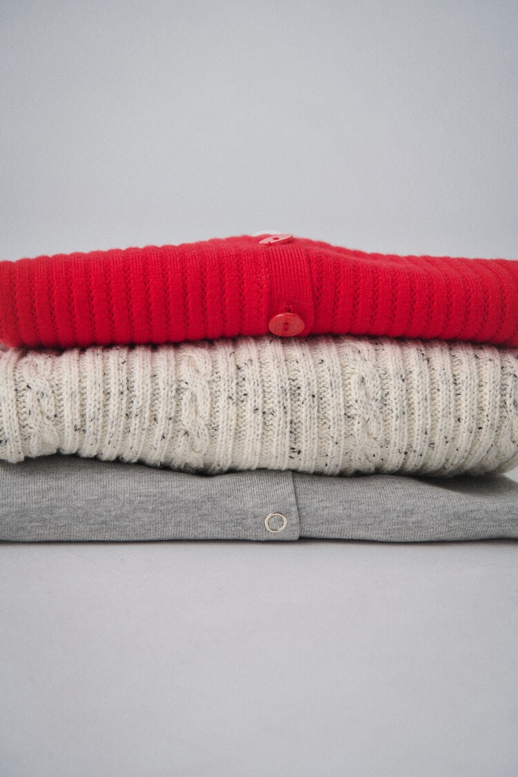 SOAKED IN LUXURY CARDIGAN SPINA - GOJI BERRY