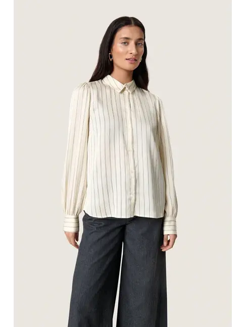 SOAKED IN LUXURY CHEMISIER LOANA PARIS - STRIPE