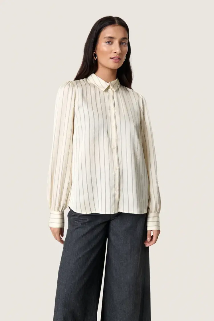 SOAKED IN LUXURY CHEMISIER LOANA PARIS - STRIPE