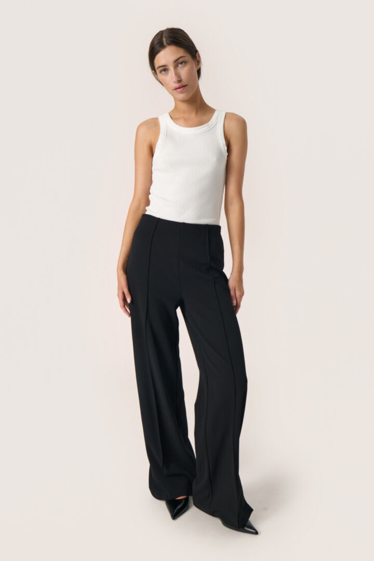SOAKED IN LUXURY PANTALON BEA - NOIR