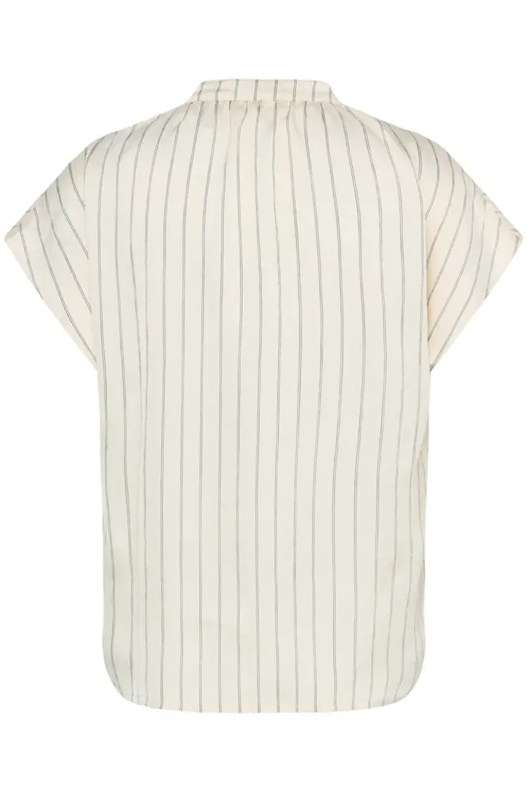 SOAKED IN LUXURY BLOUSE LOANA - STRIPE
