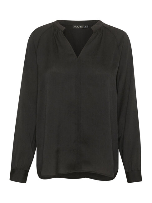SOAKED IN LUXURY BLOUSE LOANA - NOIR