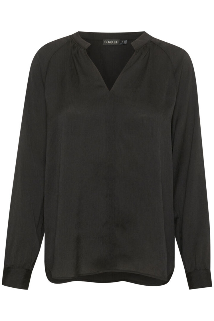 SOAKED IN LUXURY BLOUSE LOANA - NOIR