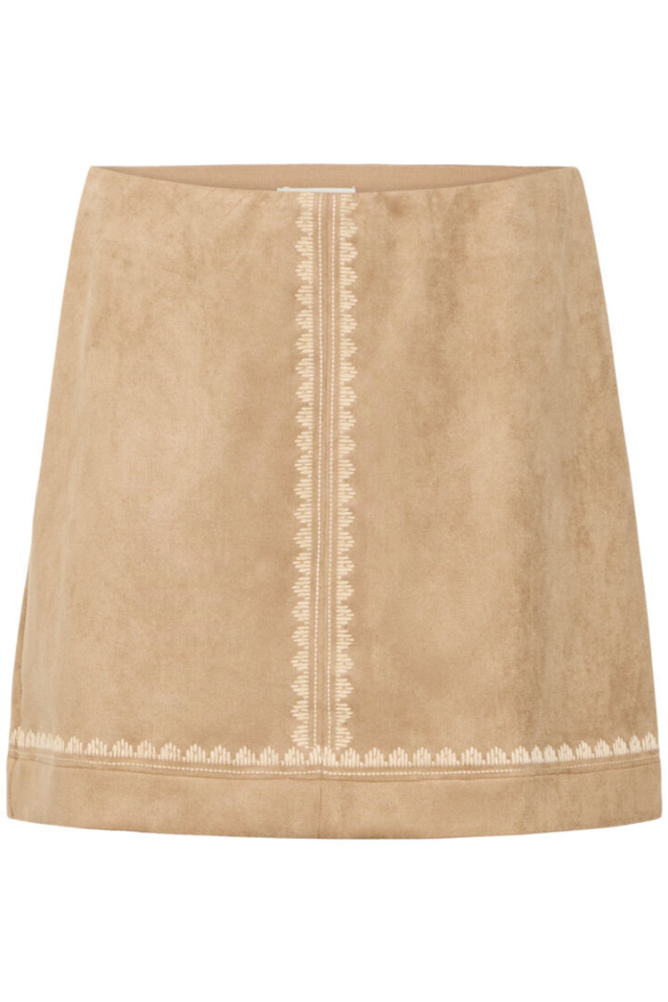 ICHI JUPE EFFANO - TRAVERTINE