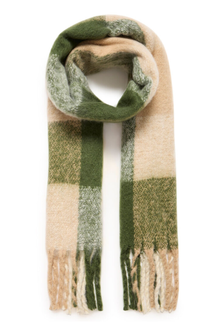 ICHI FOULARD  - RIFLE GREEN
