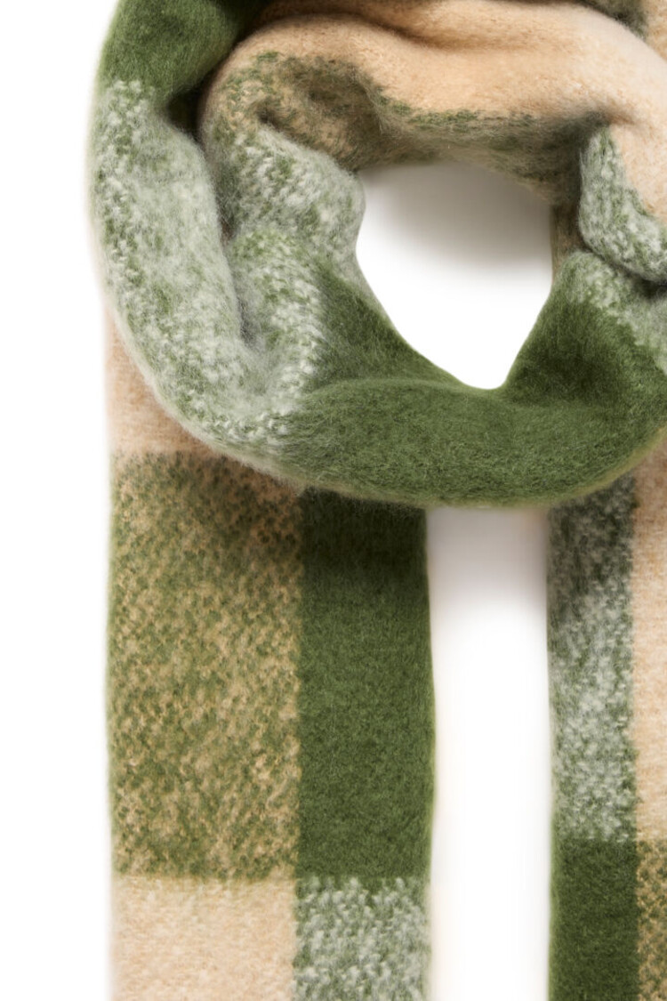 ICHI FOULARD  - RIFLE GREEN