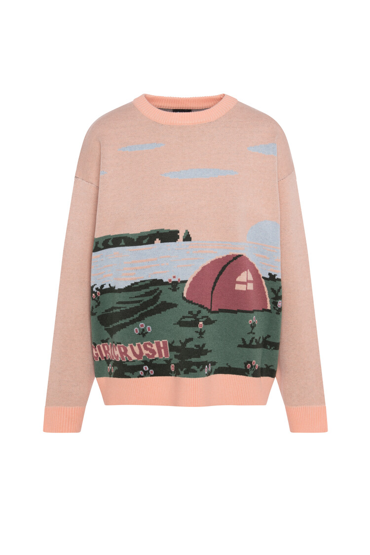 GIRL CRUSH PULL EN TRICOT - CAMPING À GASPÉ