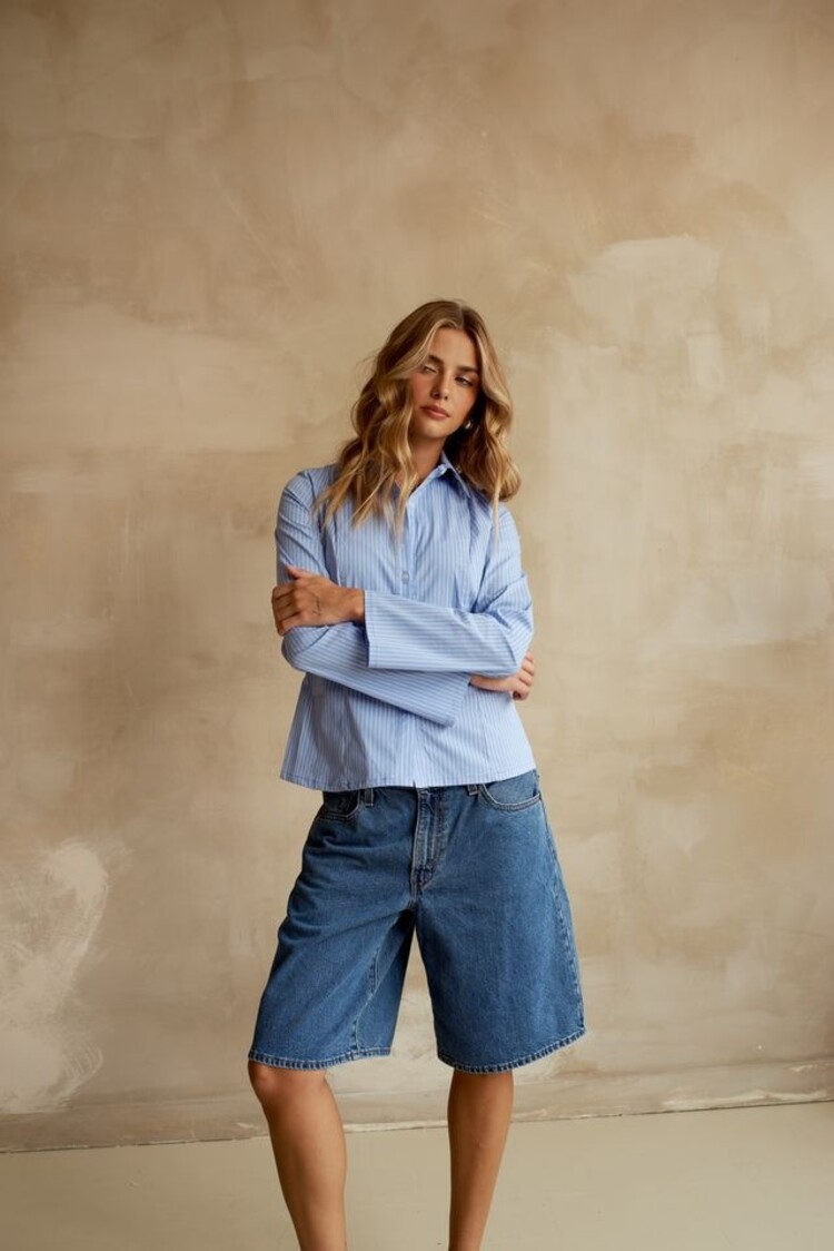 DAILYSTORY CHEMISE NAO - BLUE