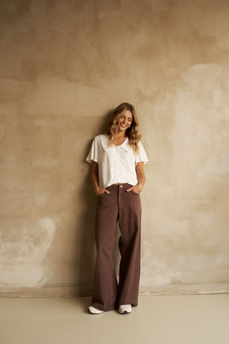 DAILYSTORY PANTALON HARPER - BROWN