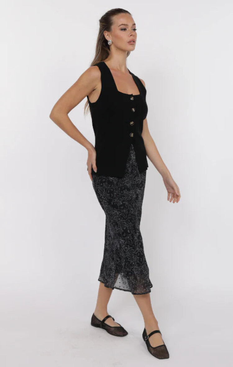 SAGE THE LABEL DEBARDEUR MYRA - NOIR