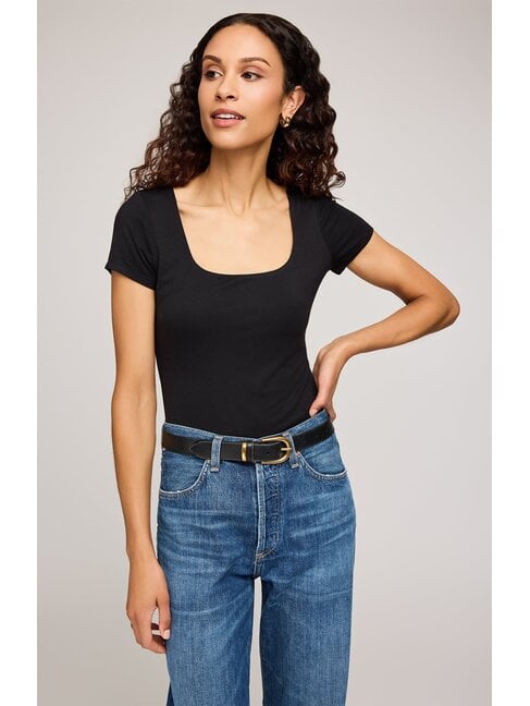 GENTLE FAWN T-SHIRT FIORA - BLACK