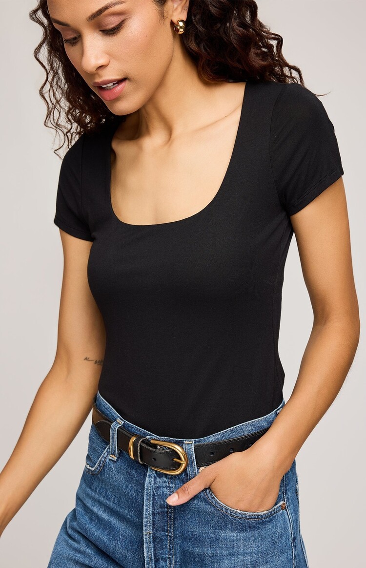 GENTLE FAWN T-SHIRT FIORA - BLACK