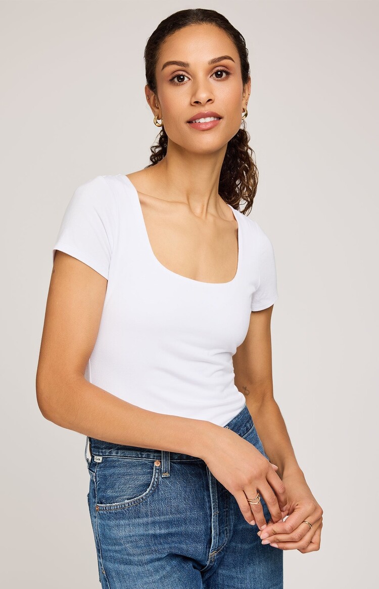 GENTLE FAWN T-SHIRT FIORA - WHITE