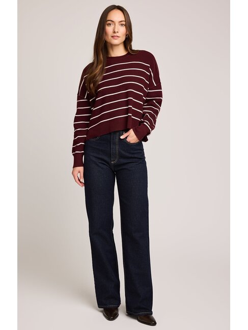 GENTLE FAWN TRICOT ECHO - MERLOT STRIPE