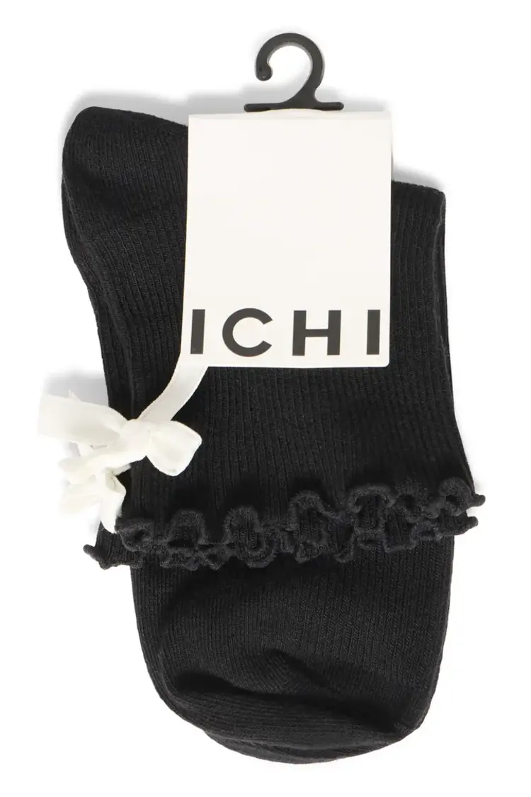 ICHI CHAUSSETTES MOGGE - NOIR