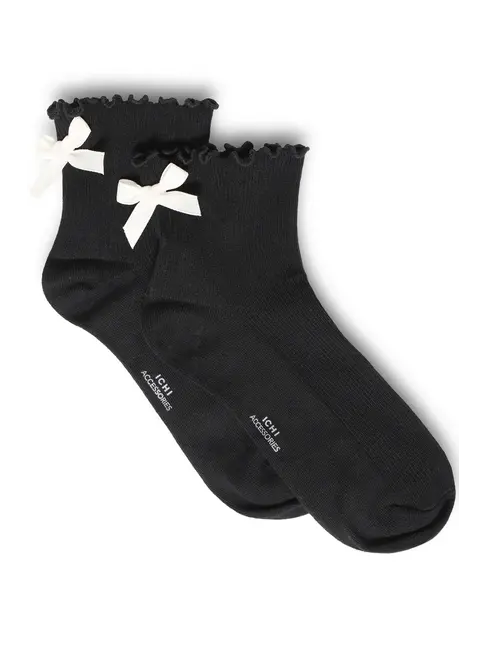 ICHI CHAUSSETTES MOGGE - NOIR