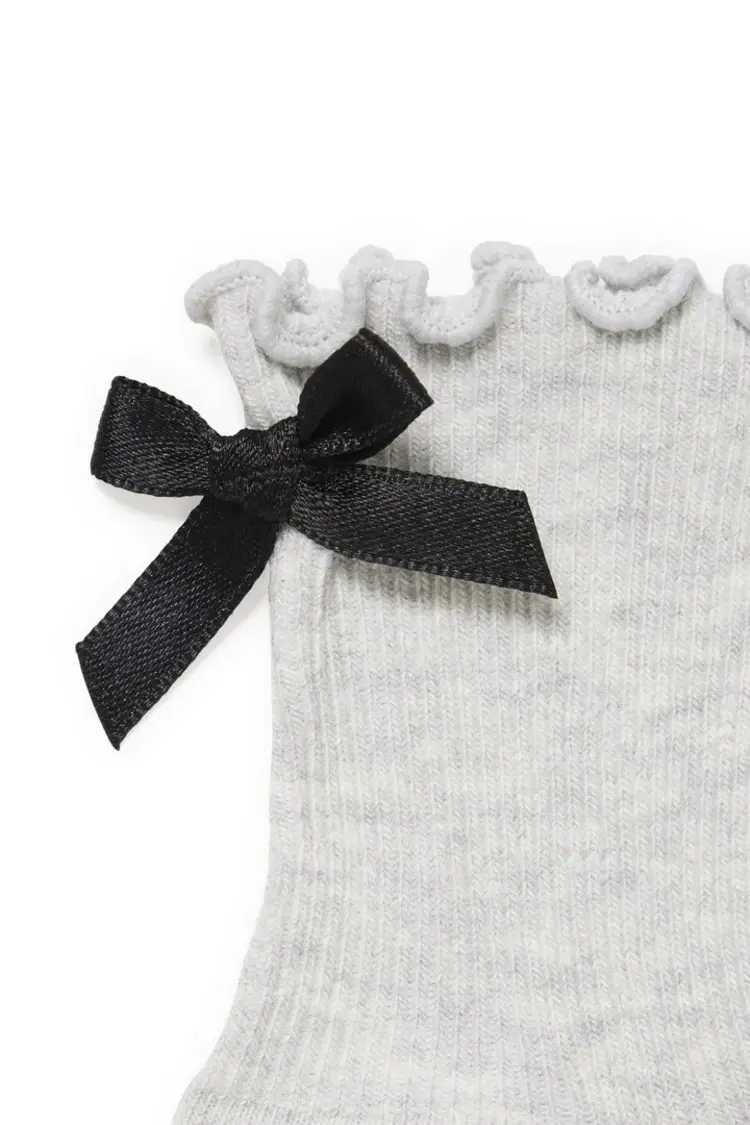 ICHI CHAUSETTES MOGGE - LIGHT GREY