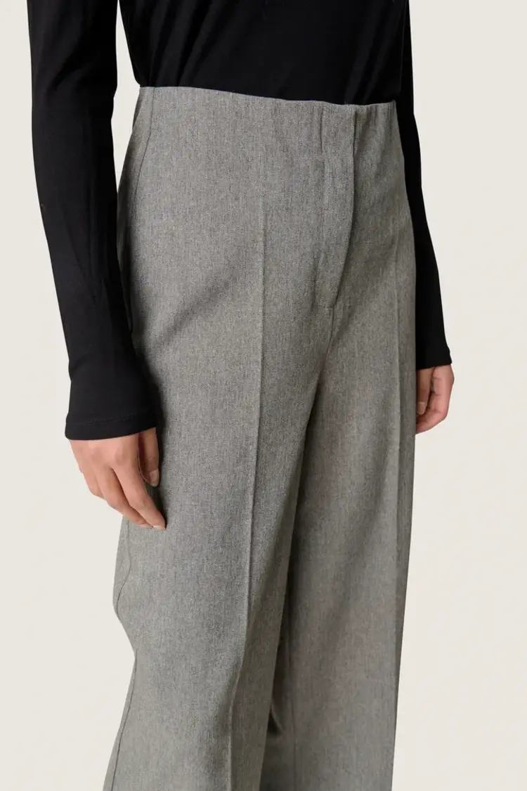 SOAKED IN LUXURY PANTALON CORINNE LILU - GRIS