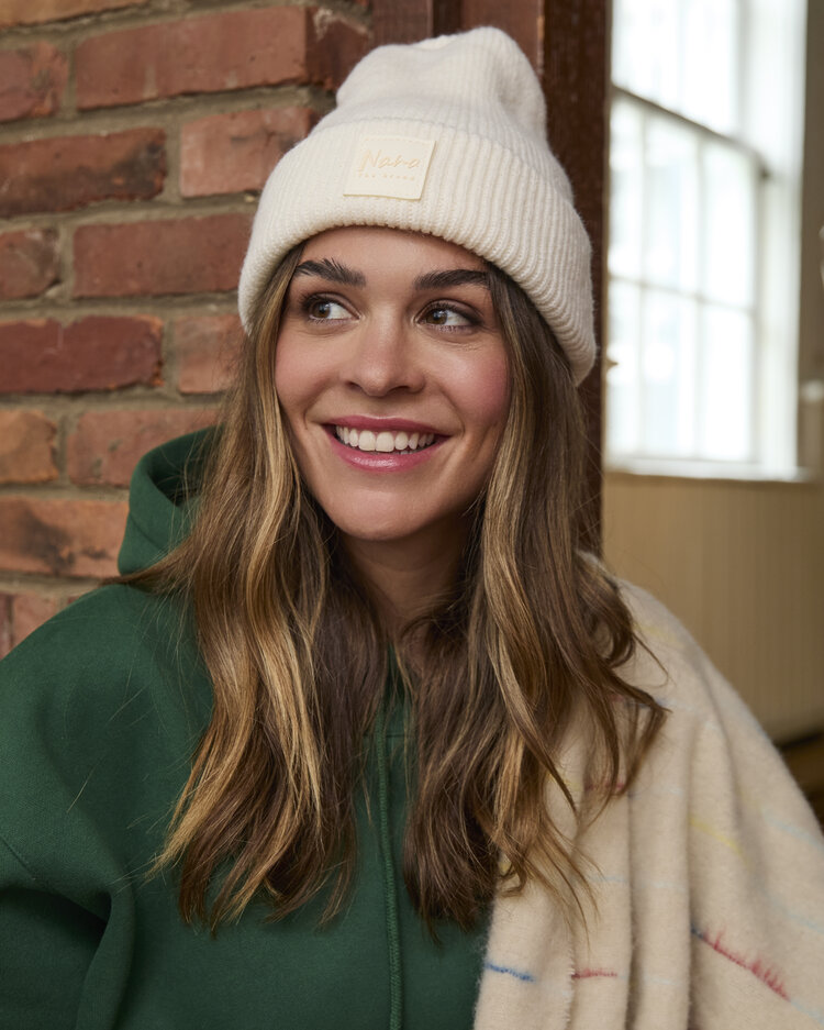 NANA THE BRAND TUQUE JASPER - IVOIRE