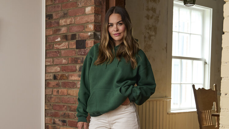 NANA THE BRAND CHANDAIL À CAPUCHON SHANIE - VERT ÉMERAUDE