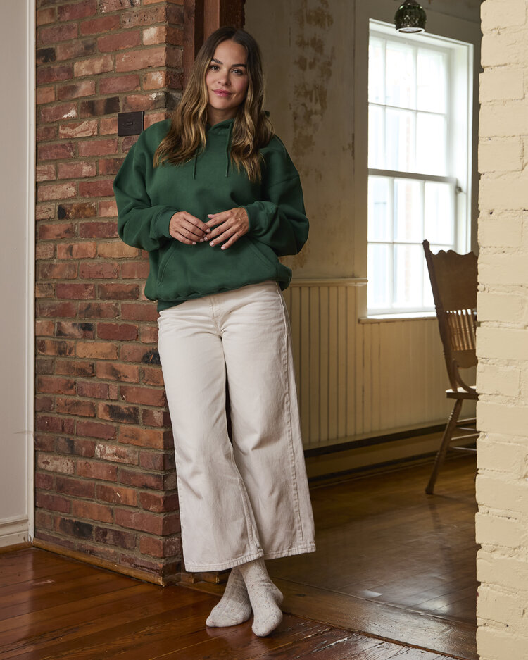 NANA THE BRAND CHANDAIL À CAPUCHON SHANIE - VERT ÉMERAUDE