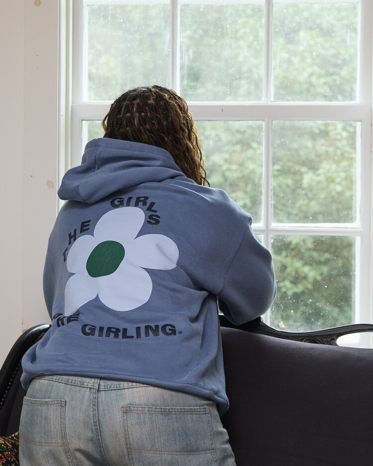 NANA THE BRAND CHANDAIL À CAPUCHON SHANIE - BLEU GRIS