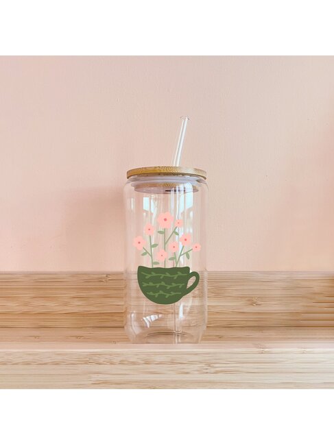 MÕMY VERRE BOHO - TASSE DE CAFÉ VERT