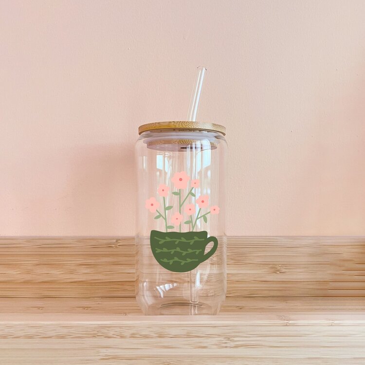 MÕMY VERRE BOHO - TASSE DE CAFÉ VERT