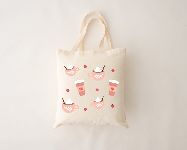 MÕMY SAC RÉUTILISABLE - PUMPKIN SPICE LATTE