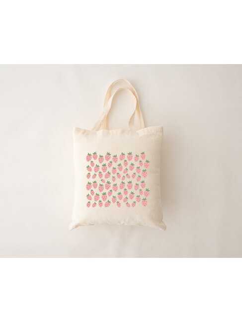 MÕMY SAC RÉUTILISABLE -  CHAMP DE FRAISES